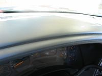 Repaired gray dashboard